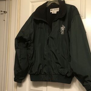 Columbia Men's Forest Green Lightweight Full-Zip Shirt Jacket